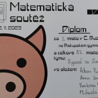 Rysové ze Šumavy - Historicky nejlepší umístění VSG Vimperk v matematické soutěži MaSo.